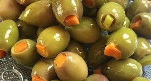 Green olive stuffed with Carrot-0.6-kg