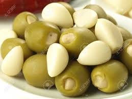 Green olive stuffed with Garlic-0.6-kg