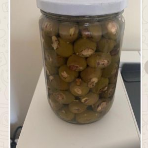 Green olive stuffed with walnut – 0.6 – kg